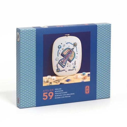 Djeco Atelier 59 - Draad 'Borduren met kralen' (+15) Djeco Atelier 59 - Draad 'Borduren met kralen' (+15)