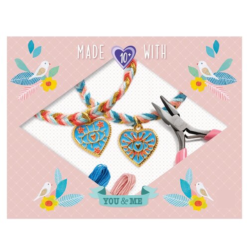 Djeco You&Me - Armbandjes maken 'vriendschappen en harten' (+10j)