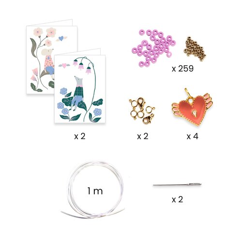 Djeco You&Me - Armbandjes maken 'Heishi-harten' (+8j) Djeco You&Me - Armbandjes maken 'Heishi-harten' (+8j)