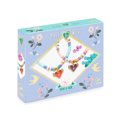 Djeco You&Me - Armbandjes maken 'Heishi-harten' (+8j) Djeco You&Me - Armbandjes maken 'Heishi-harten' (+8j)