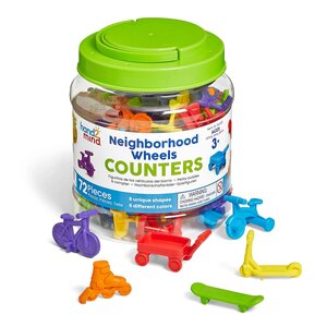 Hand2mind Neighbourhood Wheels Counters (72st.)