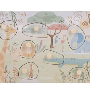 Little Dutch Geluidenpuzzel - Safari Friends