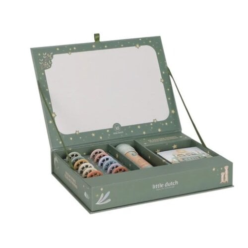 Little Dutch Verhalen projector zaklamp  - Safari Friends Groen