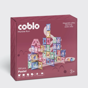 Coblo Coblo Pastel Knikkerbaan 100 onderdelen