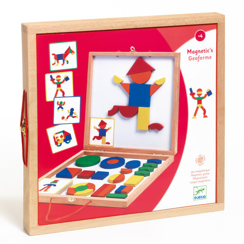 Djeco Spel - Magnetische Koffer 'Geoform'