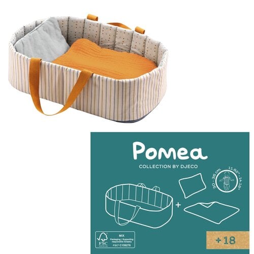 Djeco Poppenaccessoires - Draagmand "Blauw"