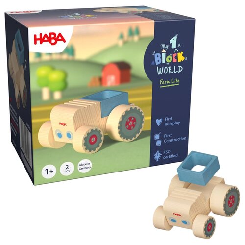 Haba My 1st Block World - Tractor Toni