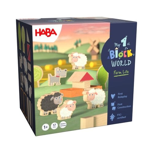 Haba My 1st Block World - Schapenweide