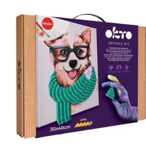 okto 3D modelleer- en verfkit op nummer - Fashion Corgi