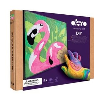 okto Kleien op nummer - Dieren "Roze Flamingo"