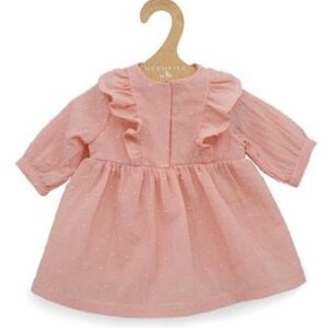 Asi Dreams Poppenkleding - Jurk met lange mouwen, roze
