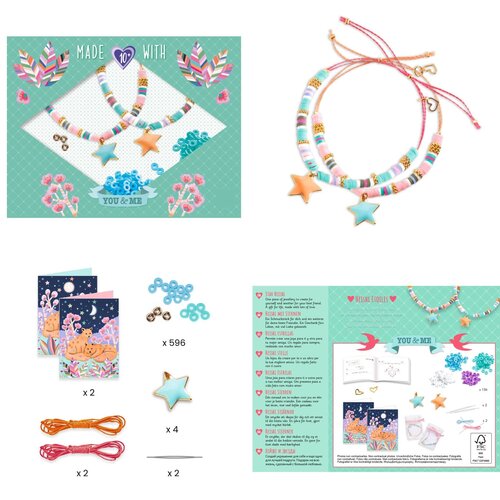 Djeco You&Me - Armbandjes maken 'Heishi-sterren' (+10j) Djeco You&Me - Armbandjes maken 'Heishi-sterren' (+10j)