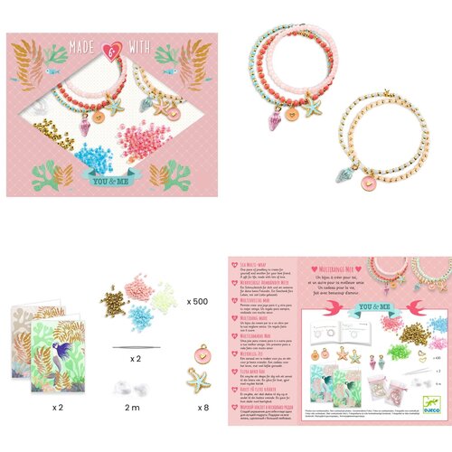 Djeco You&Me - Armbandjes maken 'zee' (+6j) Djeco You&Me - Armbandjes maken 'zee' (+6j)