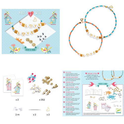 Djeco You&Me - Armbandjes maken 'letters' (+6j)