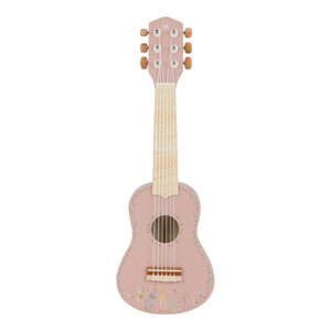 Little Dutch Houten gitaar - Roze - Safari Friends FSC