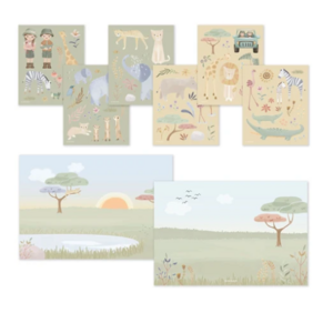 Little Dutch Stickerset - Jim en Rosa Little Dutch Stickerset - Jim en Rosa
