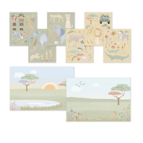 Little Dutch Stickerset - Jim en Rosa