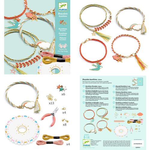 Djeco Knutseldoos - Armbandjes maken 'Kumihimo' Djeco Knutseldoos - Armbandjes maken 'Kumihimo'