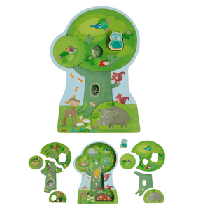 Haba Houten puzzel "Bosdieren" (+3)