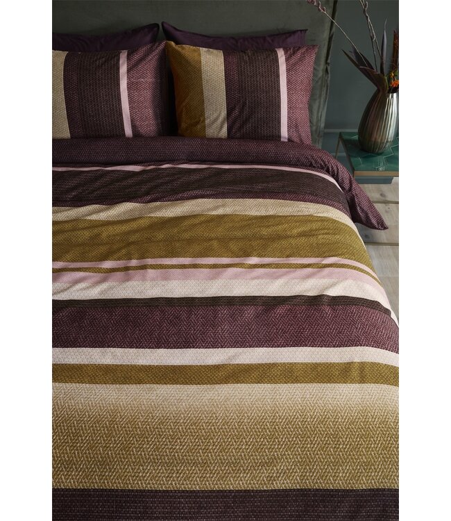 Beddinghouse Dekbedovertrek  Jorren Dark Red