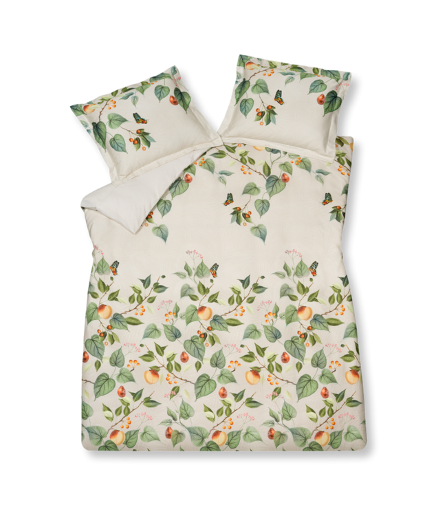 Vandyck Dekbedovertrek Fruit Garden Cream tan