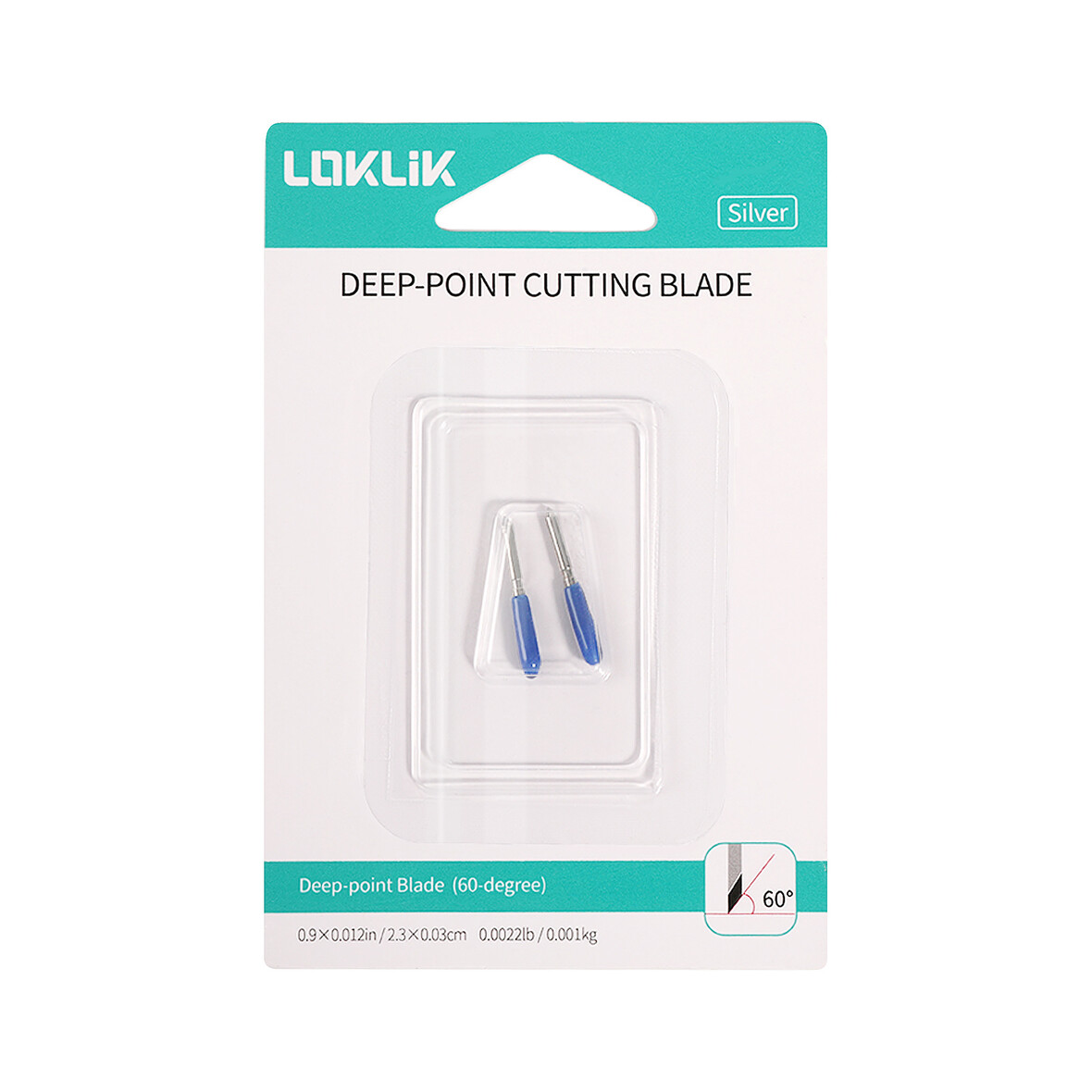 LOKLiK Crafter Cutting Blade 60° (not compatible with iCraft™) - 2 Pack