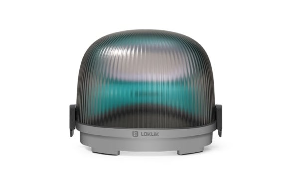 LOKLiK ImPress™ Hat in its sturdy enclosure, which doubles an ironing base.