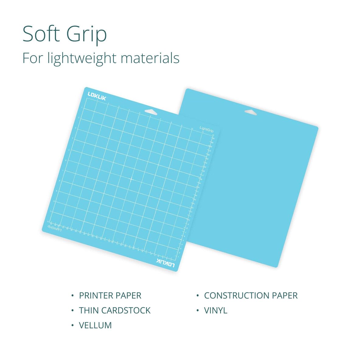 LOKLiK Cutting Mat 3 Pack - Blue Soft Grip