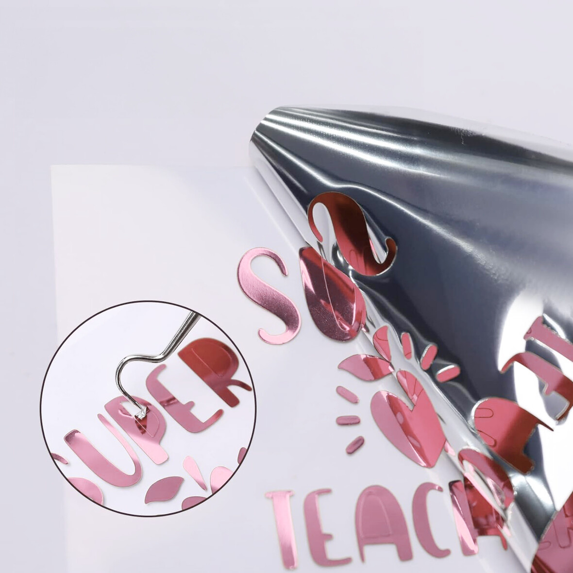 LOKLiK Permanent Adhesive Vinyl Mirror Metallic -  Rose Gold - 30.5 x 180 cm