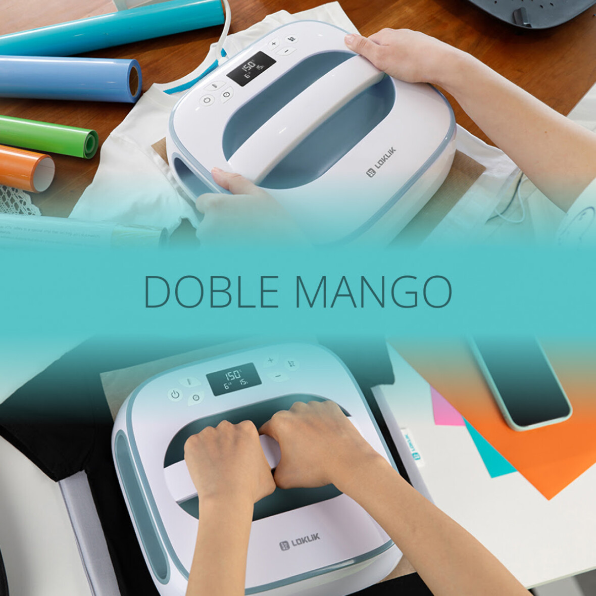 LOKLiK Easy Heat Press - LOKLiK Azul