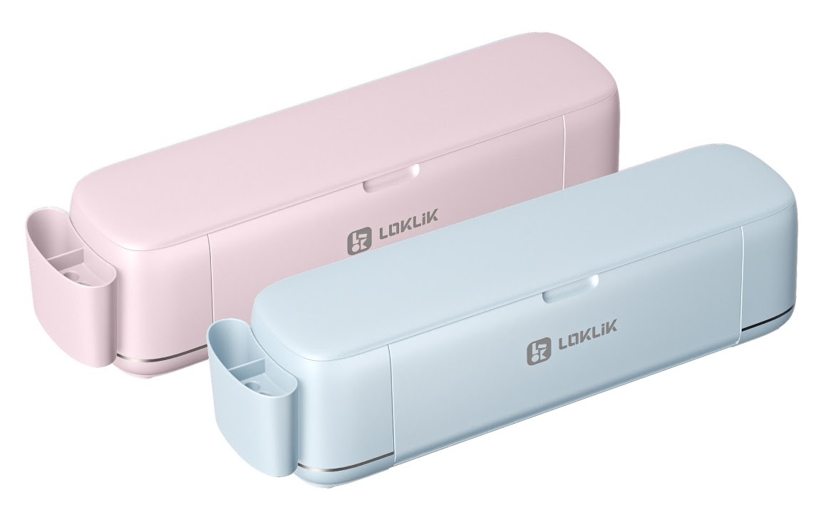 LOKLiK iCraft™ in Bubble Blue and Pastel Pink.