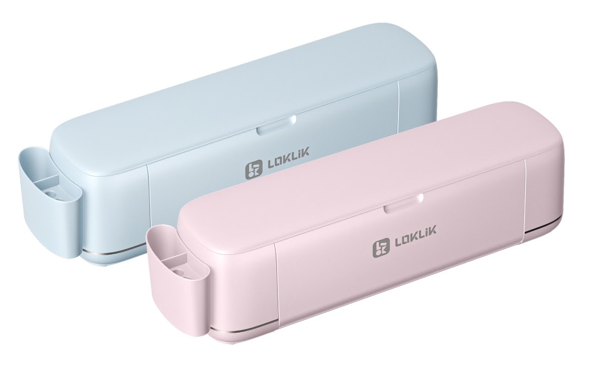 LOKLiK iCraft™ in Bubble Blue and Pastel Pink.