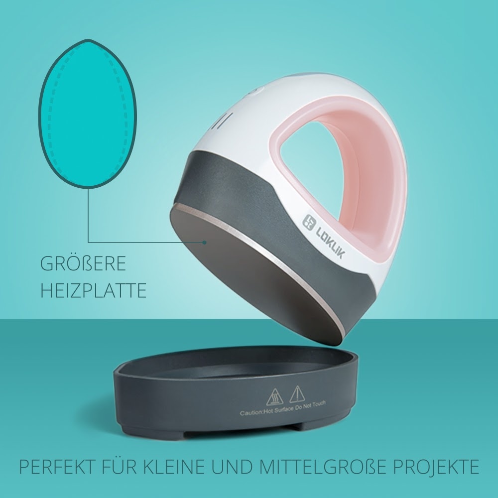 LOKLiK Mini Heat Press - Zartrosa