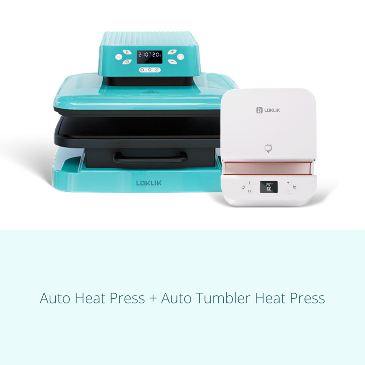 LOKLiK Auto Heat Press - LOKLiK Blue