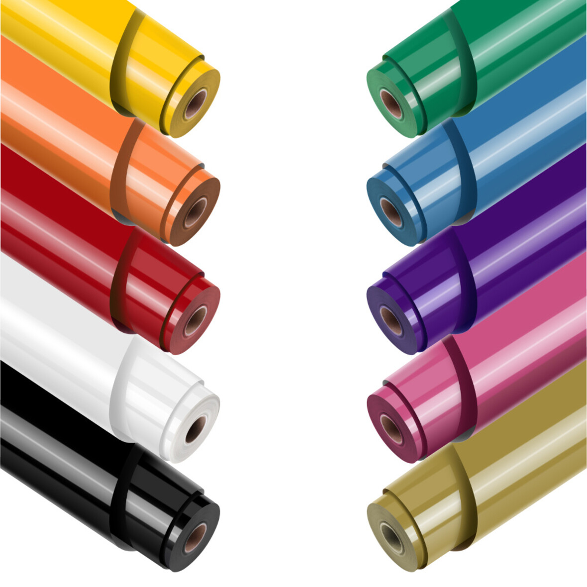 LOKLiK Heat Transfer Vinyl Basic - Black - 30.5 x 180 cm