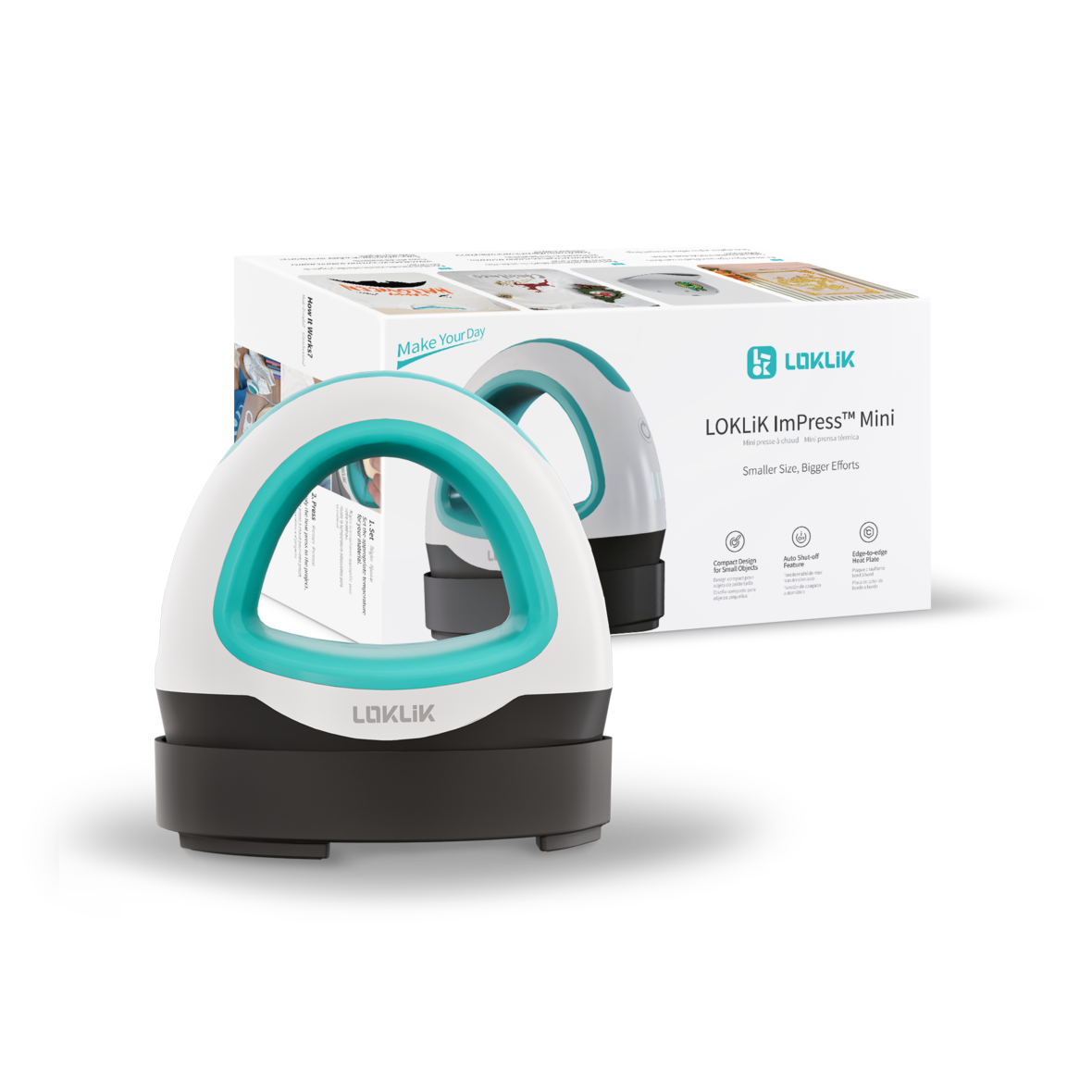 LOKLiK Mini Heat Press - LOKLiK Blue