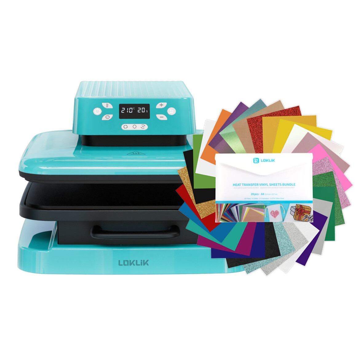 LOKLiK Auto Heat Press - LOKLiK Blue