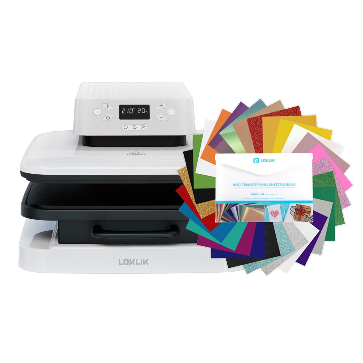 LOKLiK Heat Transfer Vinyl material bundle (A4)