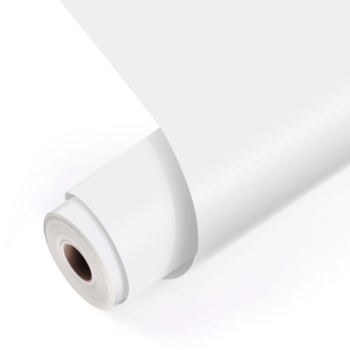 LOKLiK Matloos Permanent Klevend Vinyl - Matwit - 33 x 305 cm