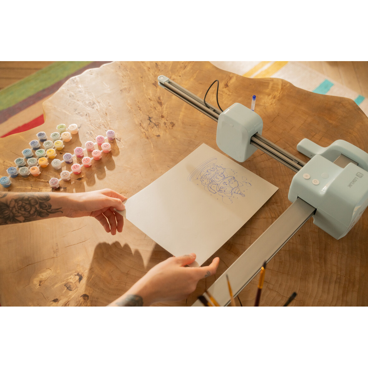 Kit di pittura acrilica LOKLiK - 48 colori