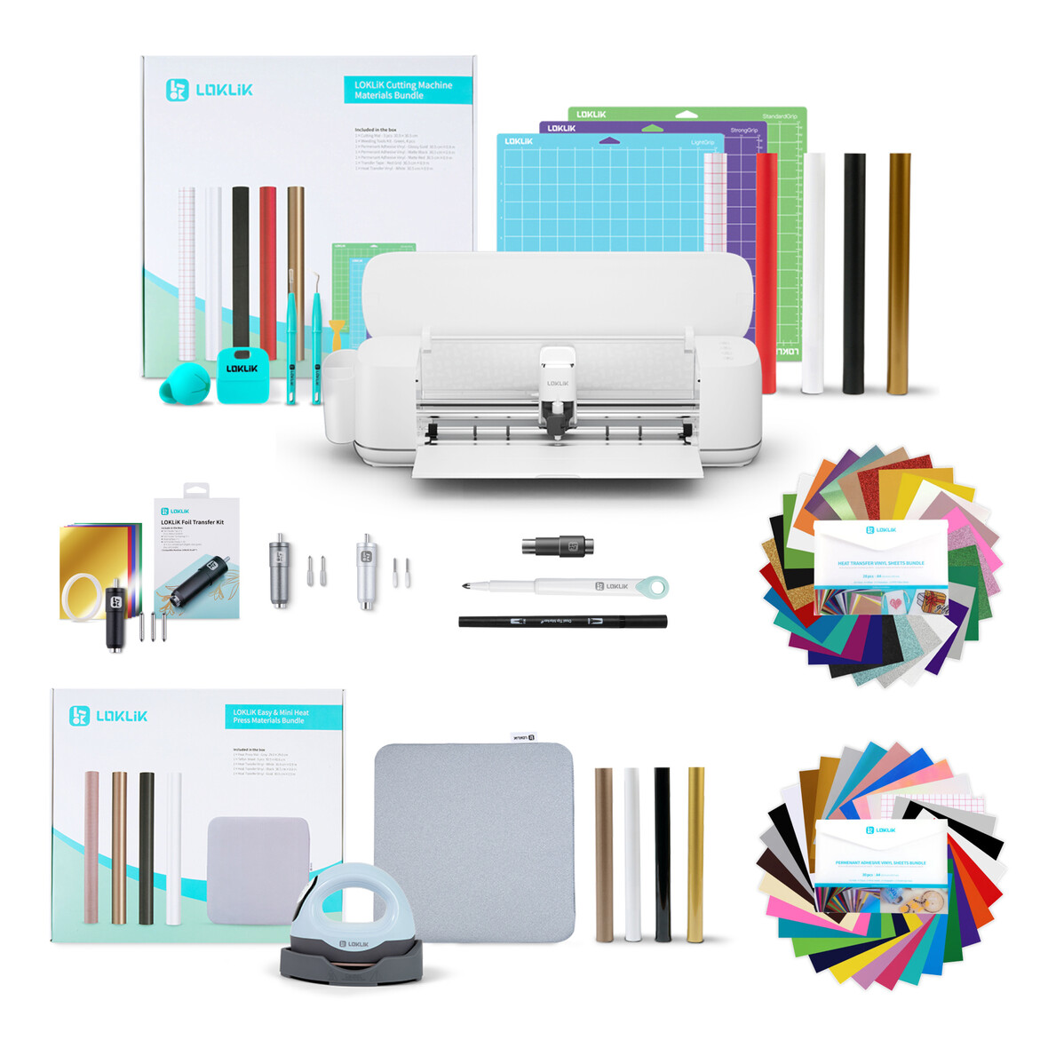 LOKLiK Design Bundle - Daisy White