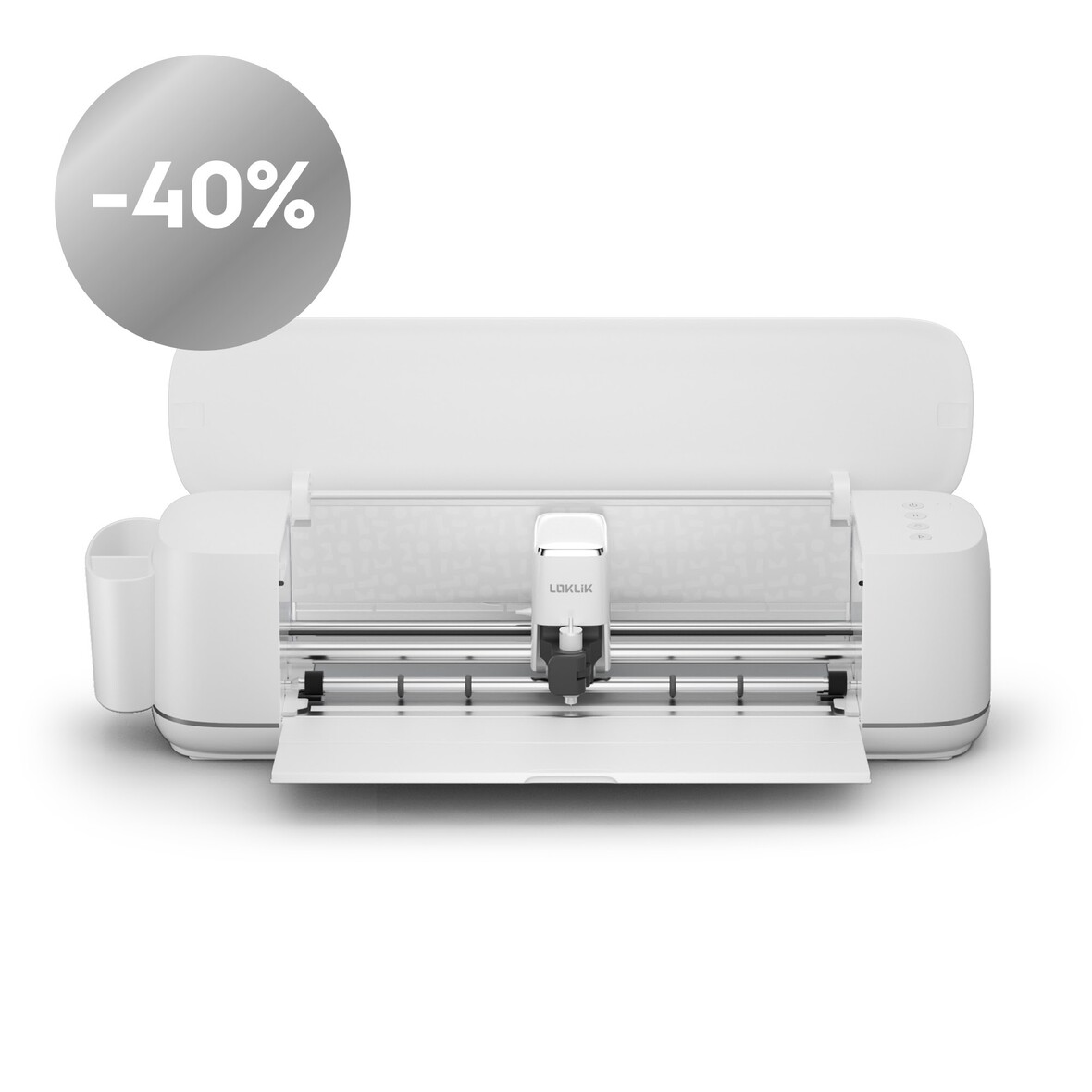 LOKLiK Open Box Silver iCraft Daisy White