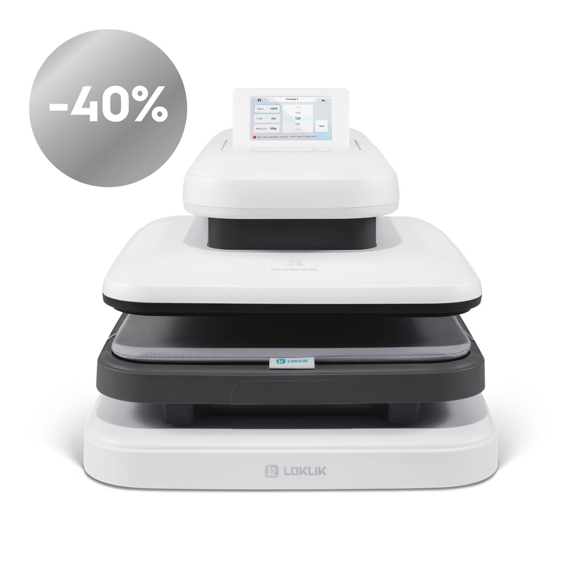 LOKLiK Open Box Silver ImPress Auto 2 - Smart Daisy White