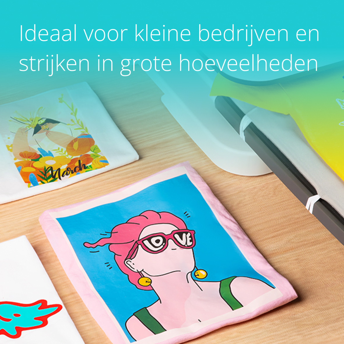 LOKLiK Open Box Gold Auto Heat Press LOKLiK White