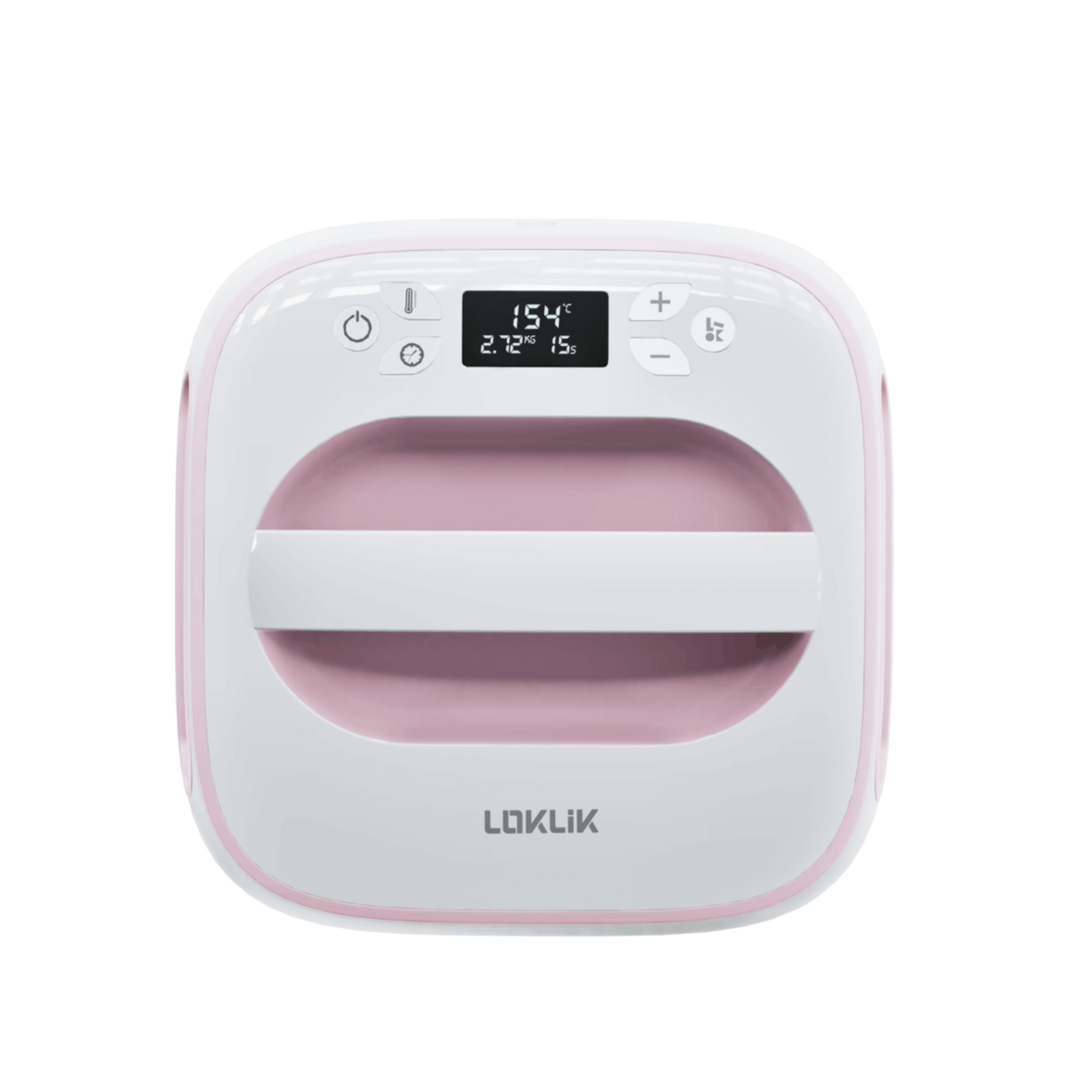 LOKLiK Open Box Silver Easy Heat Press Romance Pink