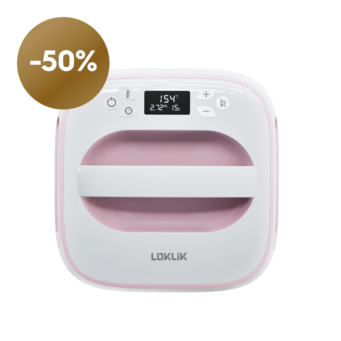 LOKLiK Open Box Bronze Easy Heat Press Romance Pink