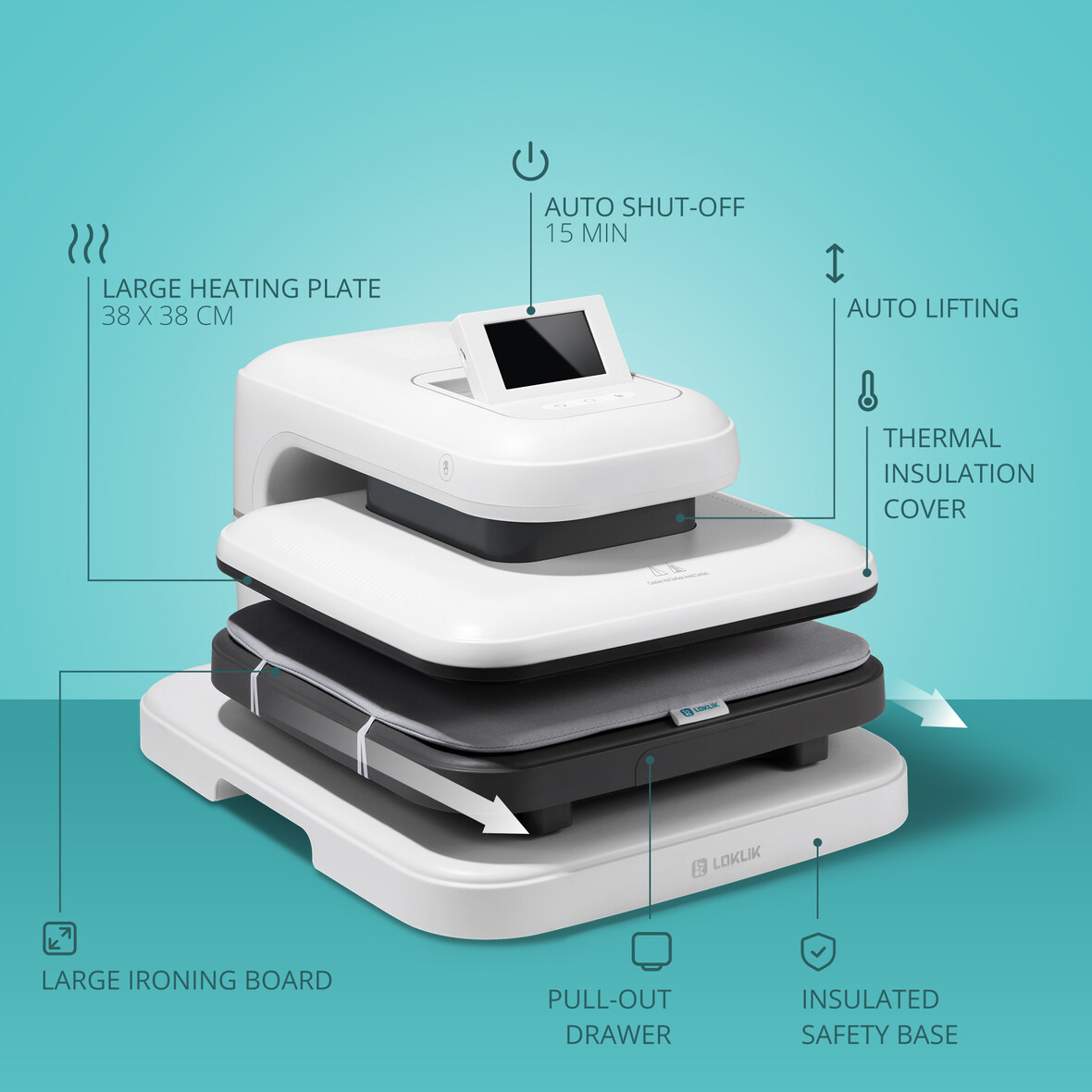 LOKLiK Open Box Silver ImPress Auto 2 - Smart Daisy White