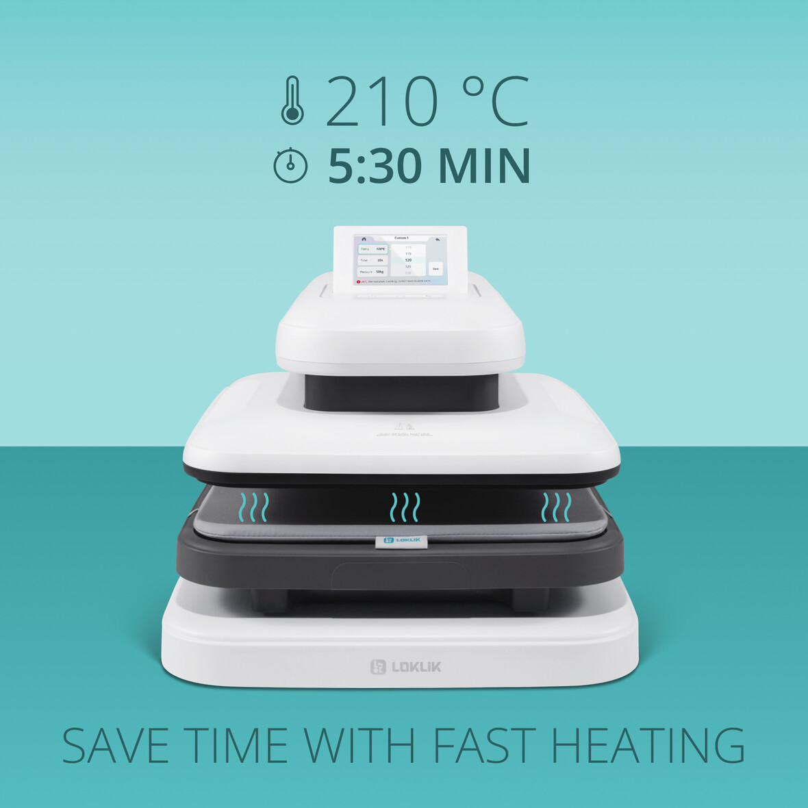 LOKLiK Open Box Silver ImPress Auto 2 - Smart Daisy White