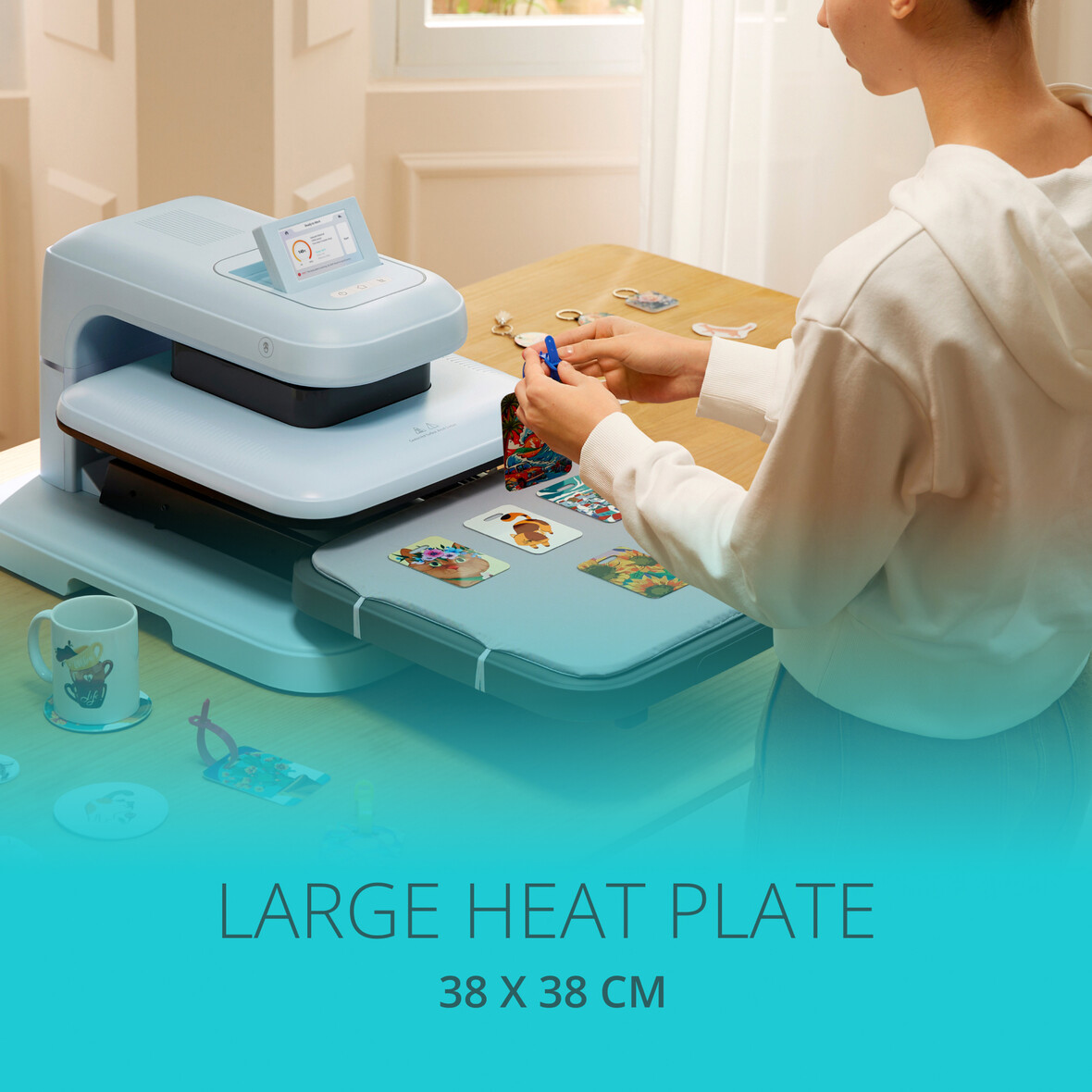 LOKLiK Open Box Silver ImPress Auto 2 - Smart Bubble Blue