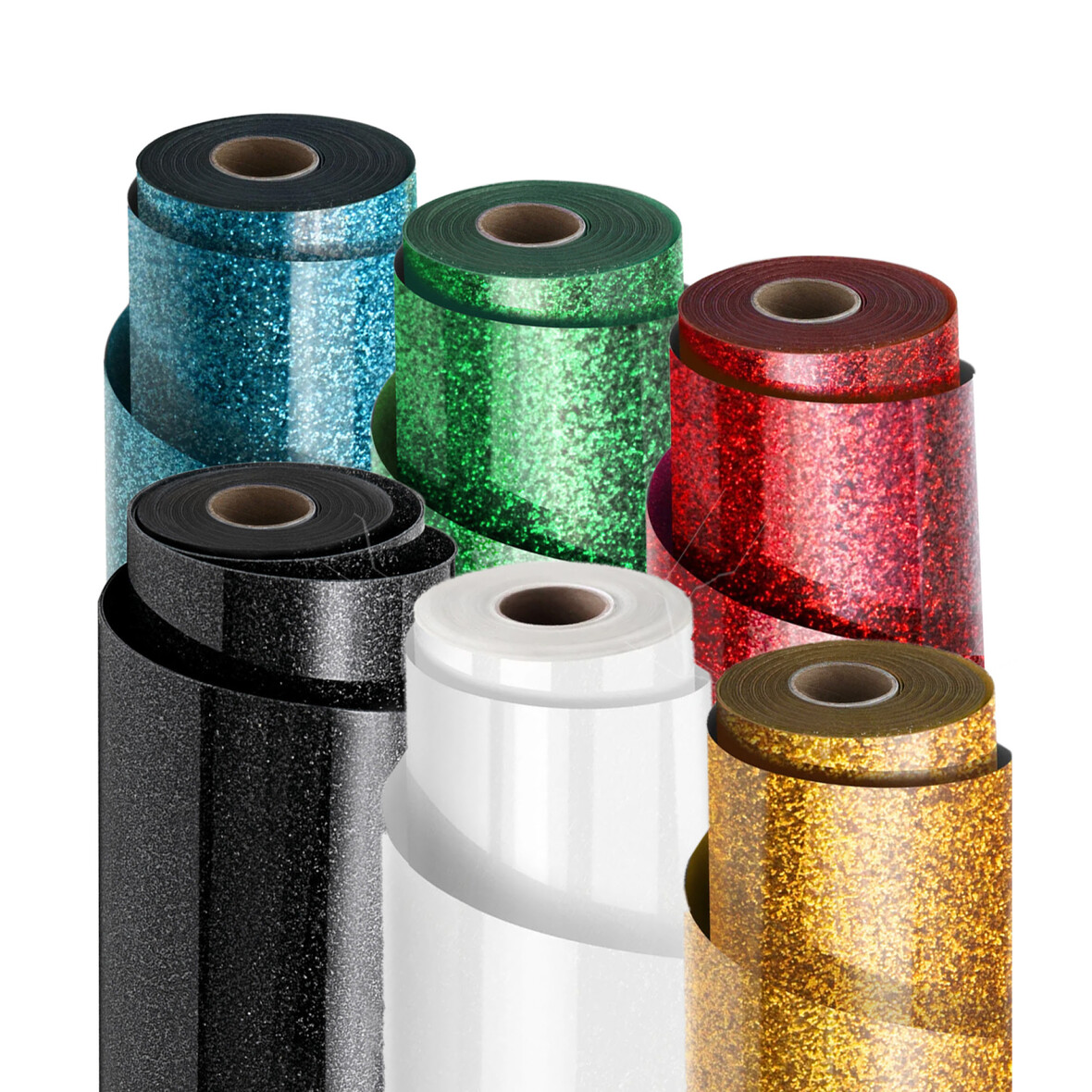 LOKLiK Flexfolie Glitter - Groen - 30,5 x 90 cm